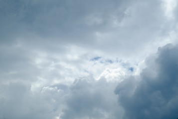 Obraz premium white cloud in the blue sky for background backdrop use