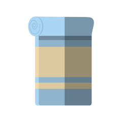 Fototapeta na wymiar towel spa isolated icon vector illustration design
