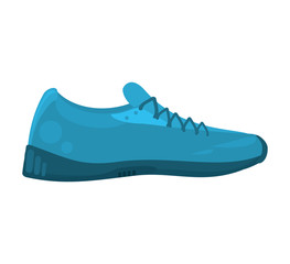 tennis shoes sport isolated icon vector illustration design