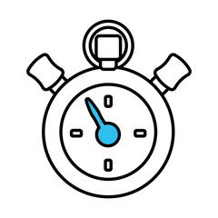 chronometer counter isolated icon vector illustration design