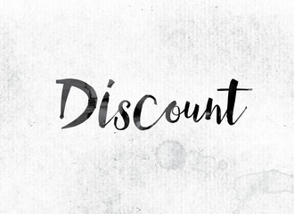 Discount Concept Painted in Ink