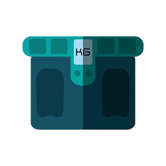 scale balance gym equipment icon vector illustration design