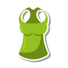 blouse female fitness isolated icon vector illustration design