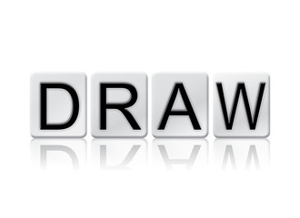 Draw Isolated Tiled Letters Concept and Theme