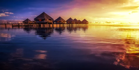 Cercles muraux Bora Bora, Polynésie française Tahiti ressort 