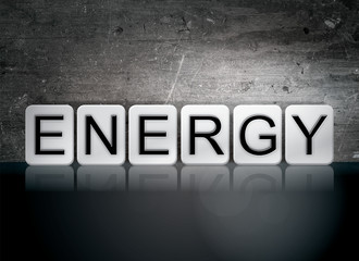 Energy Tiled Letters Concept and Theme