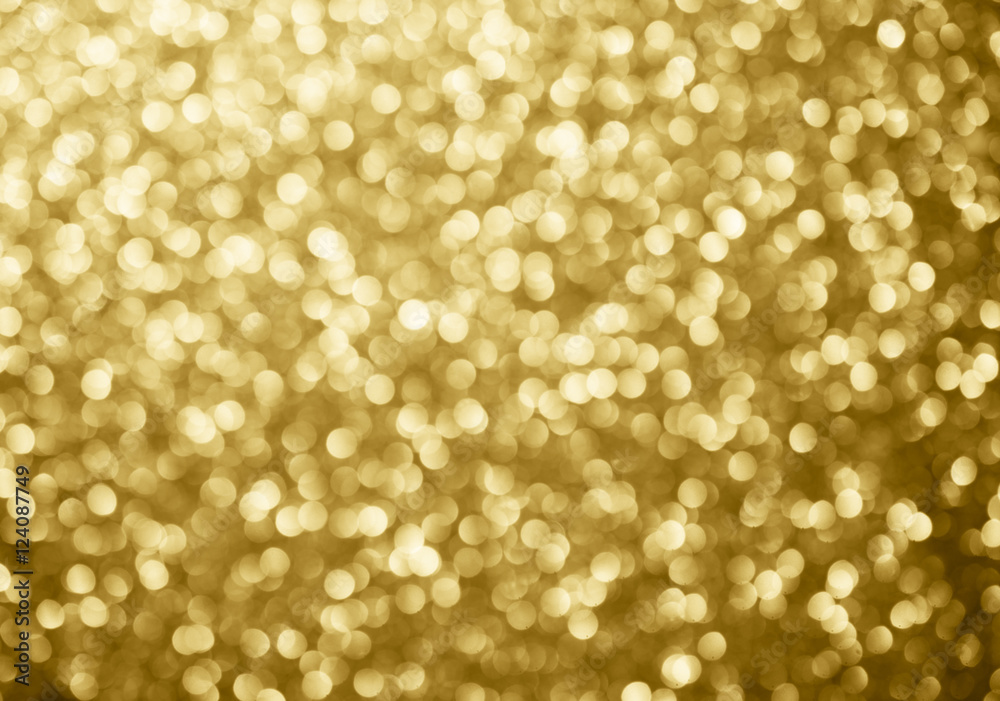 Poster gold abstract background bokeh circles for christmas background.