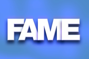 Fame Concept Colorful Word Art
