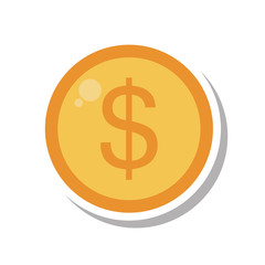 coins money isolated icon vector illustration design