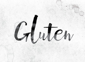 Gluten Concept Painted in Ink