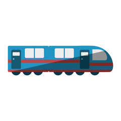 tram transport vehicle isolated icon vector illustration design