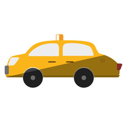 Fototapeta premium taxi vehicle service public isolated icon vector illustration design