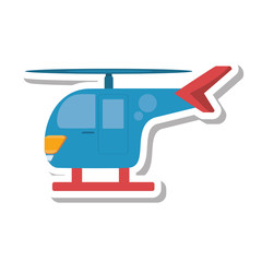Fototapeta premium helicopter transport isolated icon vector illustration design