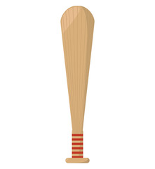 baseball bat isolated icon vector illustration design