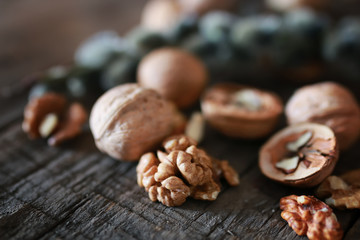 walnuts, whole and peeled