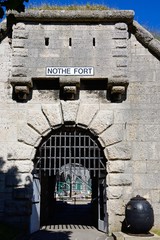Entrance with portcullis to Nothe Fort, Weymouth.