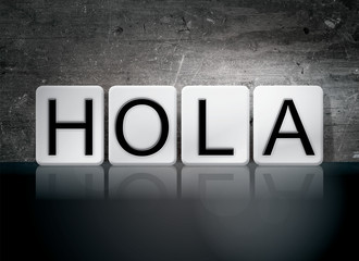 Hola Tiled Letters Concept and Theme © enterlinedesign