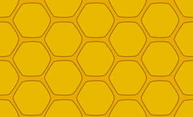 Honeycomb vector seamless pattern