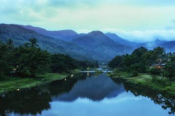  Landscape Nature in Khiriwong Village, The Best Ozone Area in Thailand .