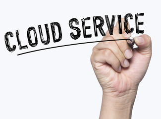 cloud service written by hand