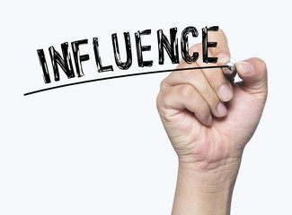 influence written by hand
