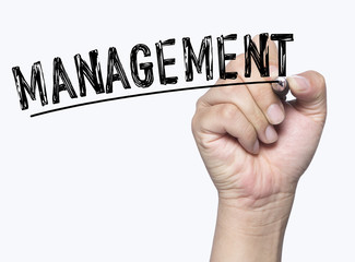 management written by hand