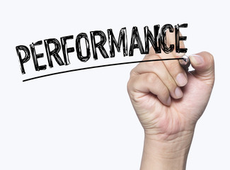 performance written by hand