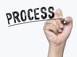 process written by hand