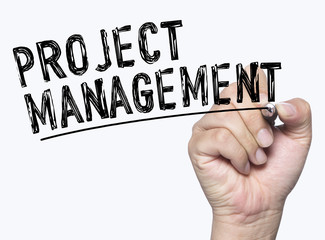 project management written by hand