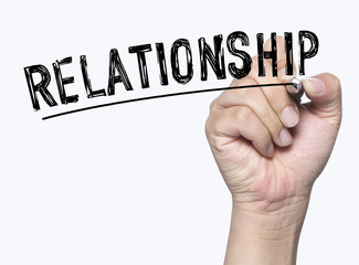 relationship written by hand