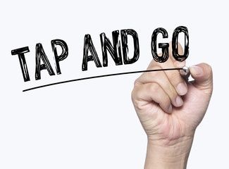 tap and go written by hand