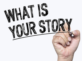 your story written by hand