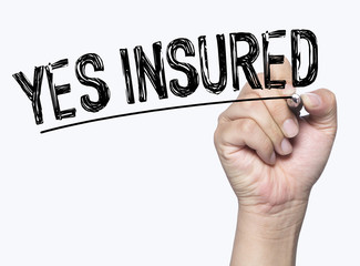 yes insured written by hand
