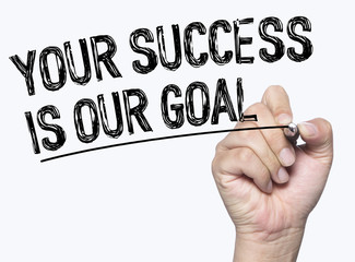 our goal written by hand