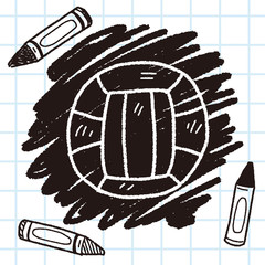 Volleyball doodle