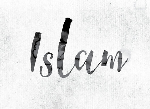 Islam Concept Painted in Ink