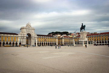 Fototapeta na wymiar Praça do Comércio, Lisbon, Portugal