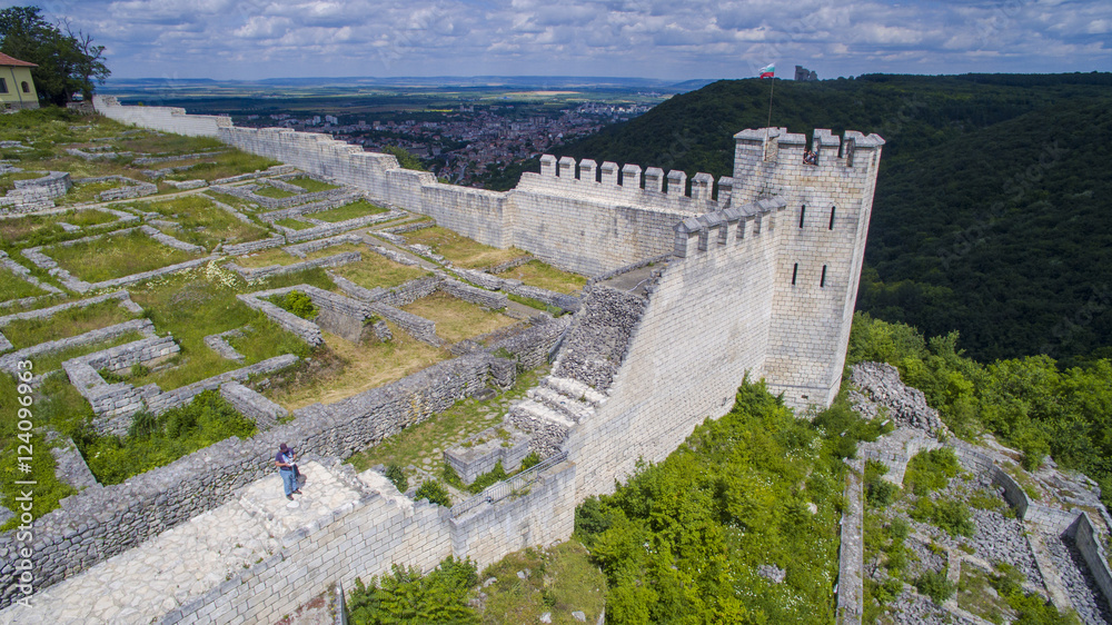 Sticker Shoumen medieval fortress, Bulgaria