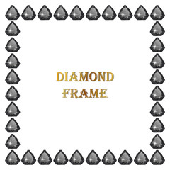 Diamonds square frame