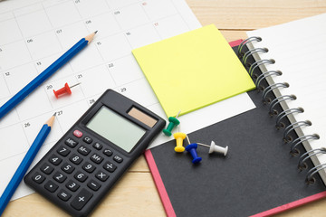 close up accessories for business concept