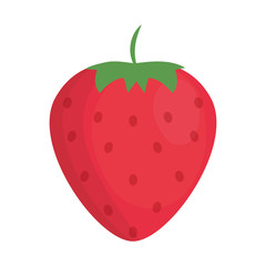 strawberry fresh fruit isolated icon vector illustration design