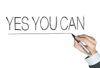 yes you can written by hand