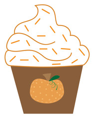 Pumpkin Spice Cupcake