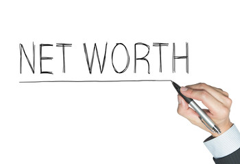 net worth written by hand
