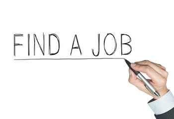 find a job written by hand