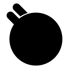 Hands holding fitness ball icon. Simple illustration of hands holding fitness ball vector icon for web