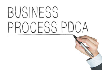 process PDCA written by hand