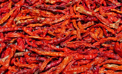 Dried red peppers