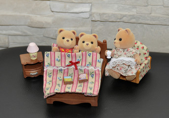 Gute Nacht Geschichten, Teddybär Familie