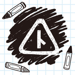 Traffic merges doodle